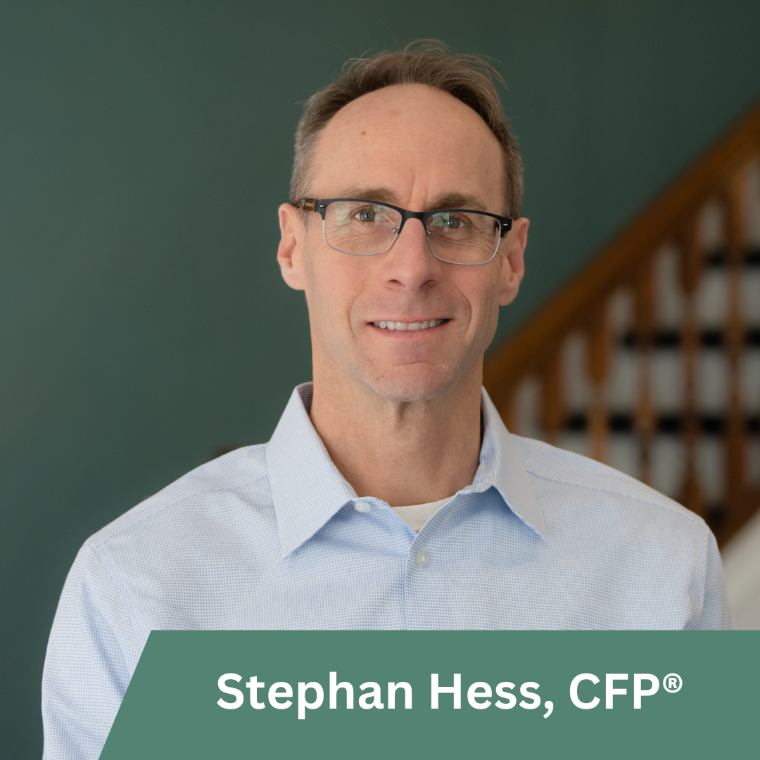 Headshot of Stephan Hess, CERTIFIED FINANCIAL PLANNER™ at Hess Financial